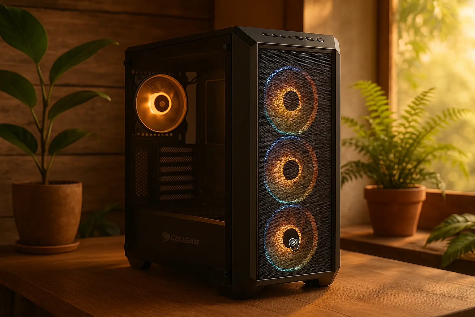 Descontos de até 60%: 6 Gabinete Gamer Cougar em oferta especial