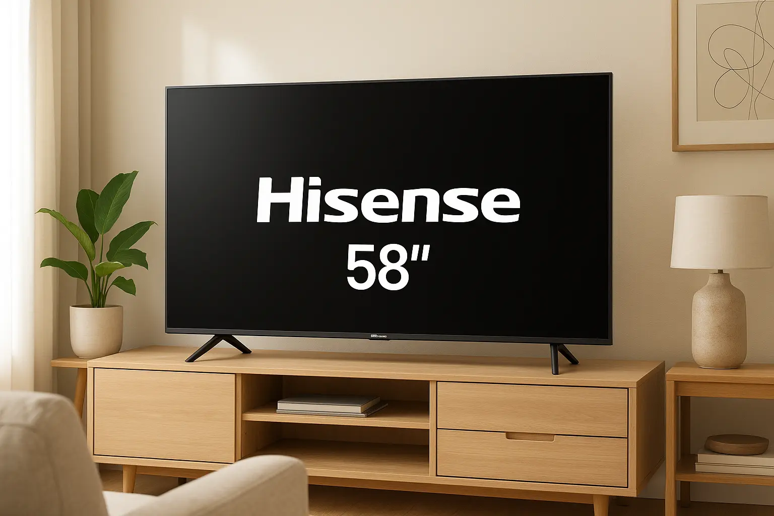 TV 58 polegadas Hisense barato com alta avaliacao