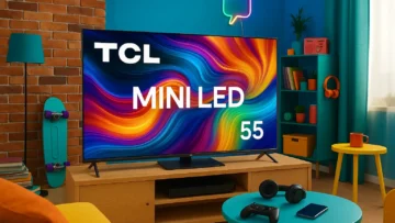 6 TCL mini led 55 com desempenho turbinado para 2025