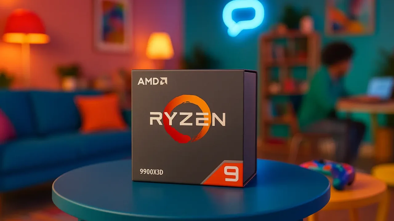 Processador AMD Ryzen 9 9900X3D bons até R$ 5.222 com tecnologia de ponta