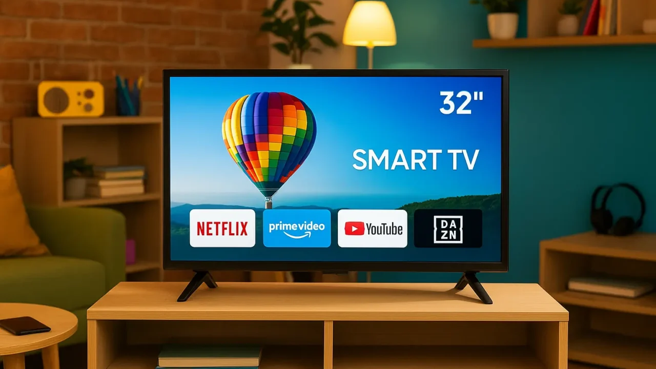 Menor preço smart tv 32 polegadas bons até R$ 949 com tecnologia de ponta