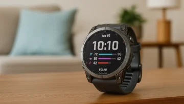 6 Garmin fēnix 8 Pro Sapphire Solar com desempenho turbinado