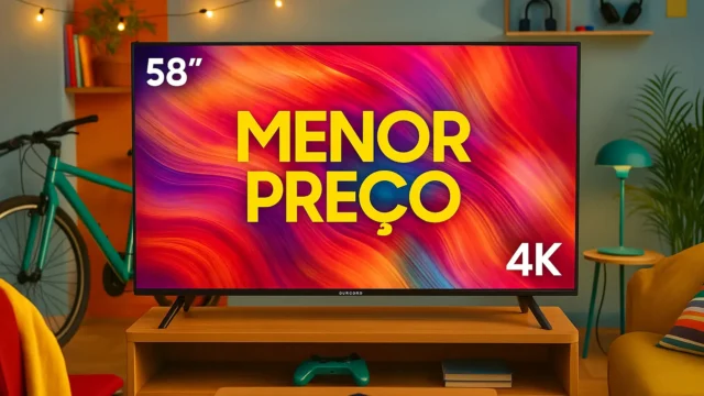Smart TV 58 polegadas 4K Samsung menor preço: 6 modelos destaque para qualquer bolso