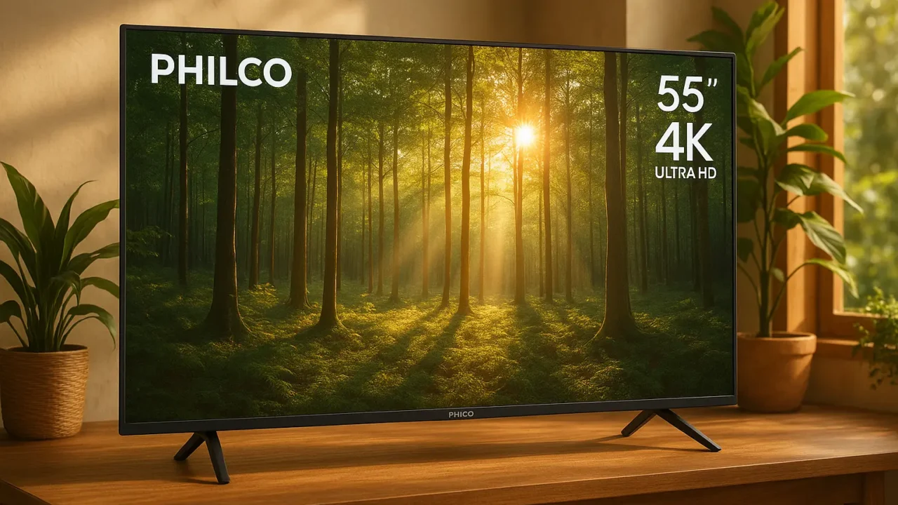 6 smart TV 55 4K Philco com garantia estendida e suporte VIP