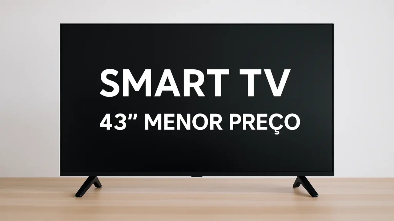 Custo-benefício: 6 smart tv 43 menor preço em 2025