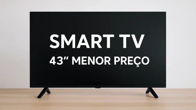 Custo-benefício: 6 smart tv 43 menor preço em 2025