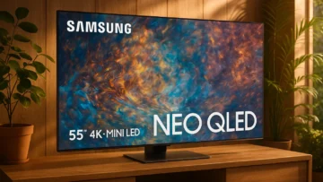 6 smart TVs 55" 4K Neo QLED com AI e desconto na Amazon
