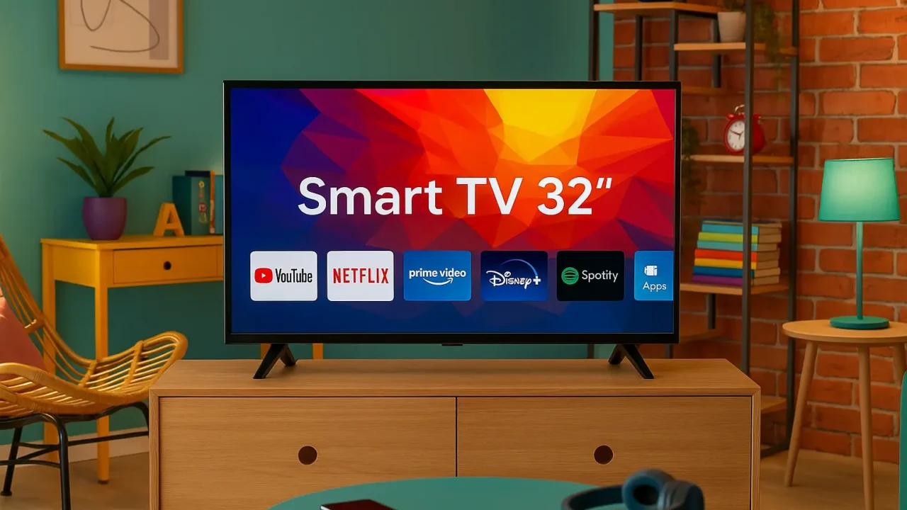 Smart TV 32 polegadas boa e barata com tecnologia de ponta