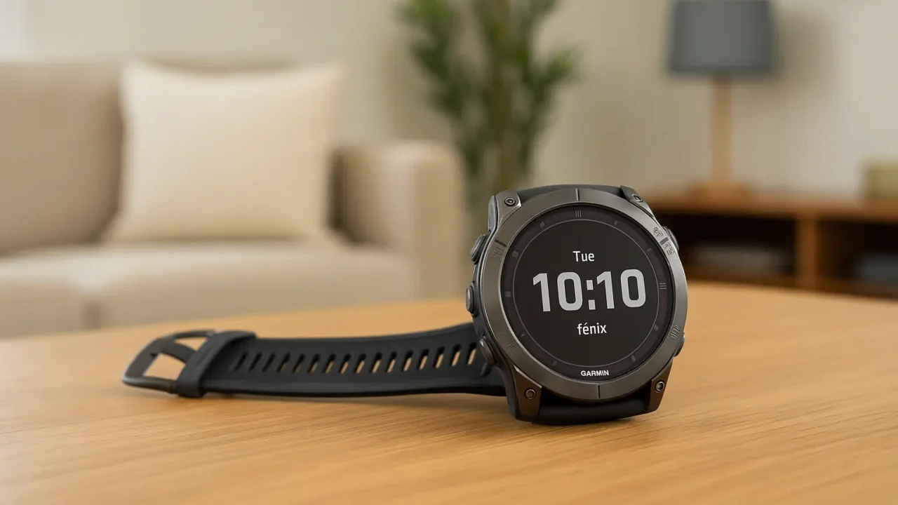6 Garmin Fenix 8x Pro Sapphire Solar: performance com desconto na Amazon