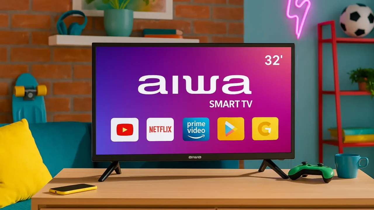 6 melhores TV smart 32 polegadas Aiwa perfeitas para salas pequenas em 2025