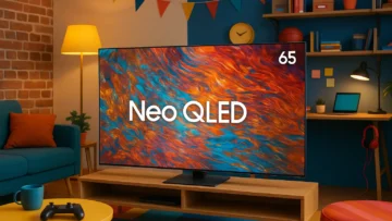 6 TVs NEO QLED 65 com desempenho turbinado para 2025