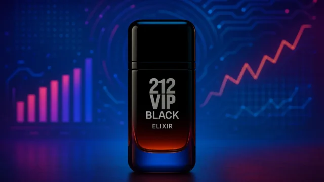 Perfume Carolina Herrera barato: 212 Vip Black em destaque