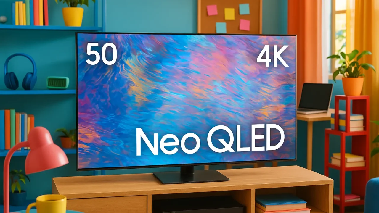 Descontos de até 55%: 6 Smart TV 50 4K NEO QLED Samsung QN50QN90CA em oferta especial