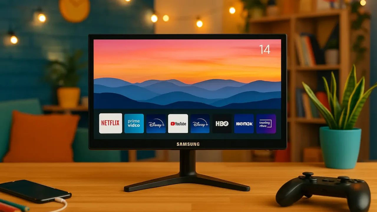 6 TV smart 14 polegadas Samsung por menos de R$1.099 — promoção por tempo limitado