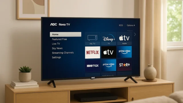 Smart TV AOC Roku 50 polegadas em oferta: 6 melhores negócios