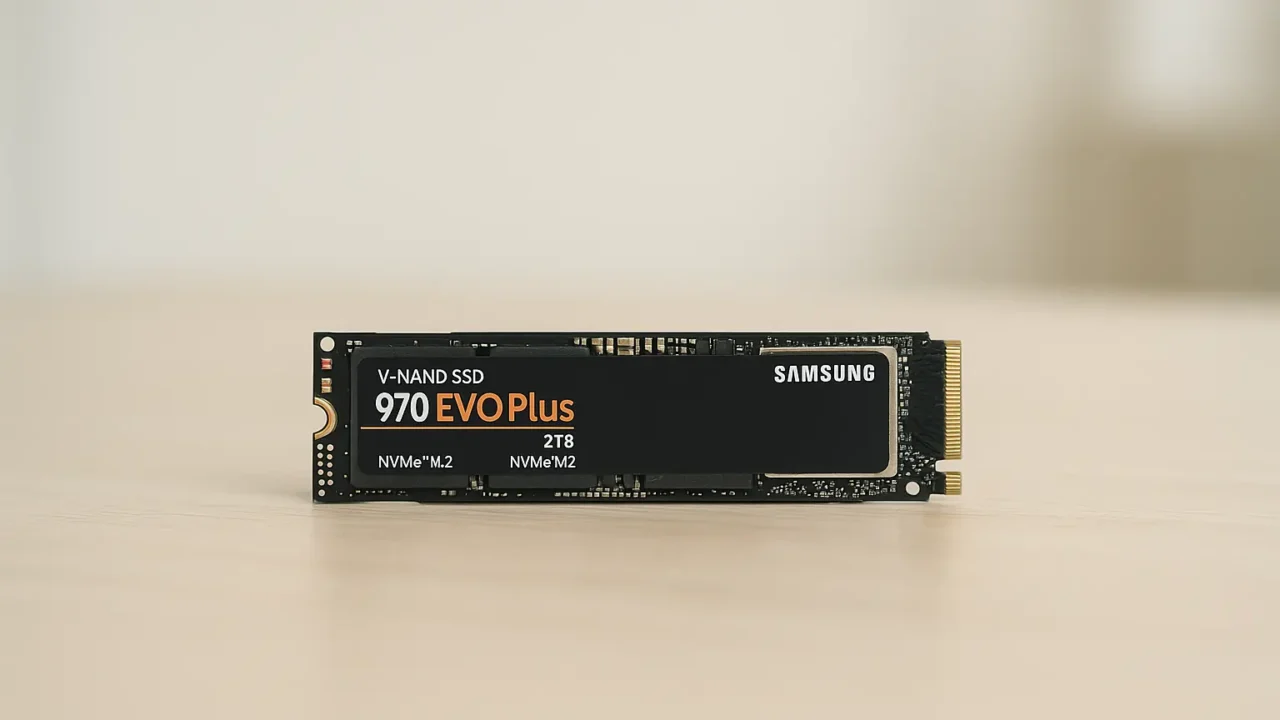 6 Samsung 970 EVO Plus 2TB NVMe SSD com desempenho turbinado