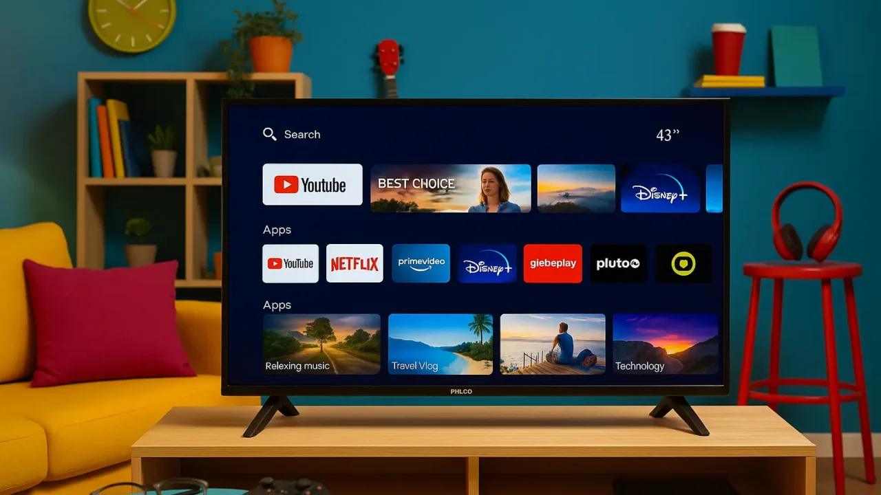 Melhor Smart TV 43 Polegadas Philco Custo-Benefício