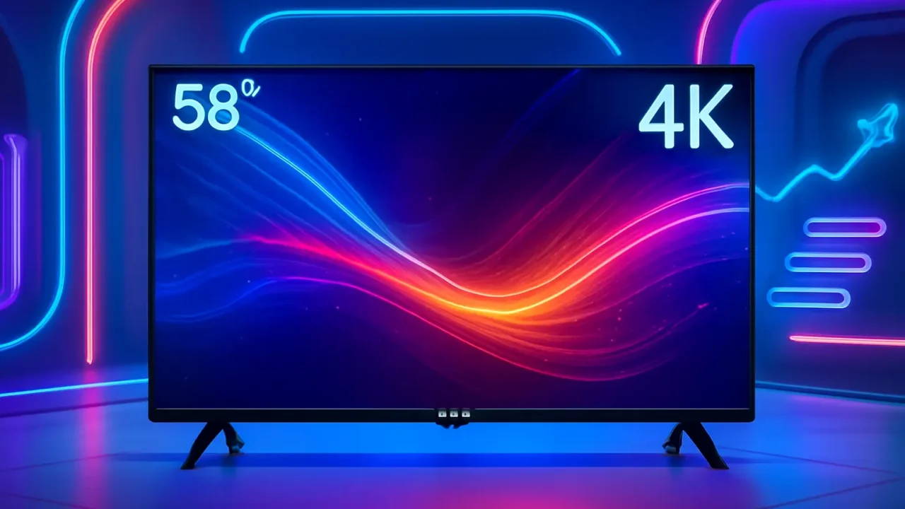 6 Melhores Smart TVs 58" 4K para sua casa em 10/30/2025