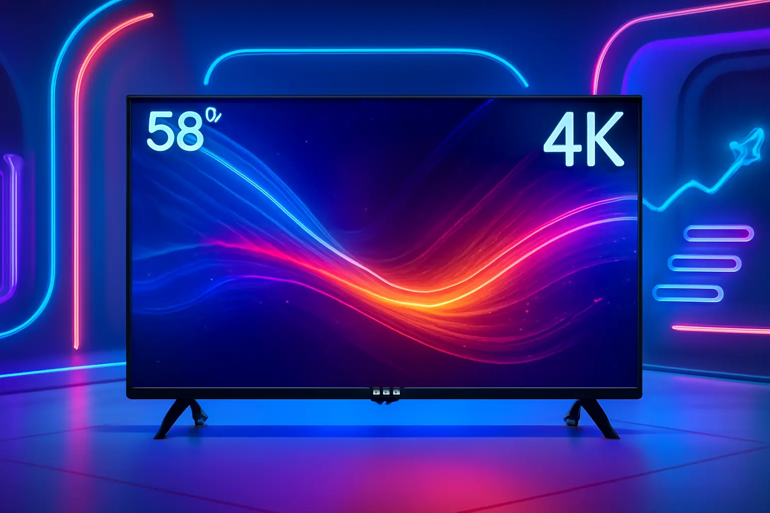 6 Melhores Smart TVs 58" 4K para sua casa em 10/30/2025