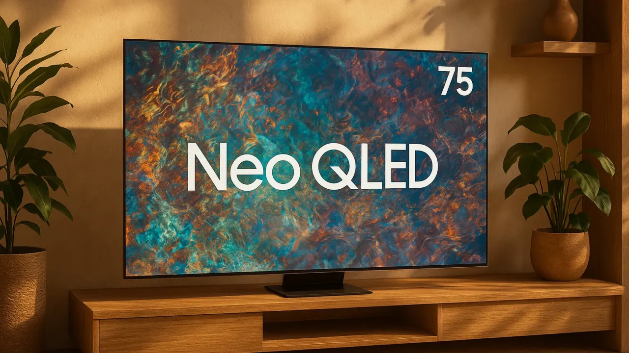 Precisa de TV Samsung NEO QLED 75 para cinema em casa em 2025? Conheça 6 modelos ideais
