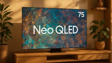 Precisa de TV Samsung NEO QLED 75 para cinema em casa em 2025? Conheça 6 modelos ideais