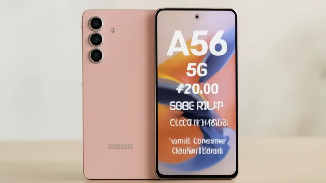 Promoção relâmpago: 3 Smartphones Samsung Galaxy A56 5G até R$2.156 (válido 11/27/2025 23:23:46)