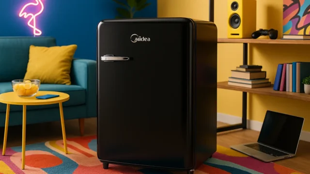 3 frigobares retrô prontos para viagem com bateria duradoura