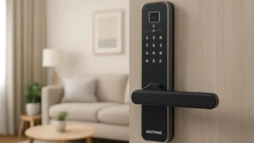 Tela infinita: 3 Fechaduras Eletrônicas Digitais Biométricas com Display Premium