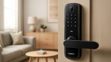 Tela infinita: 3 Fechaduras Eletrônicas Digitais Biométricas com Display Premium