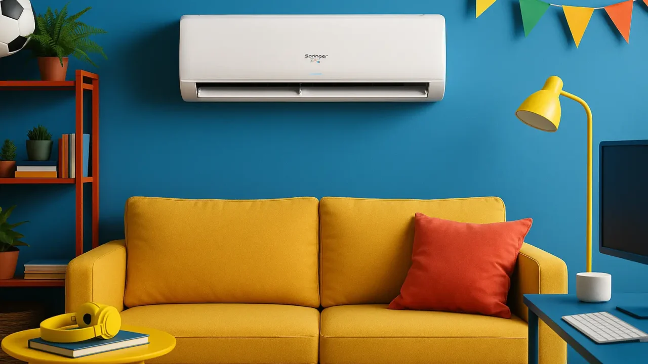 Som imersivo: 3 ar-condicionados com áudio de qualidade