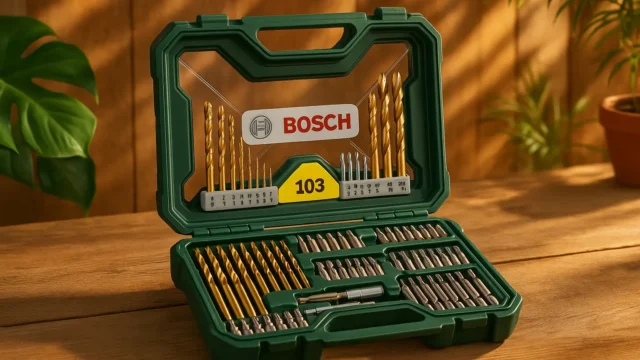 3 Melhores Bosch Kit de pontas e brocas em titânio X-Line com 103 peças