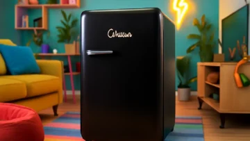 3 Frigobares Retrô, 95L, para ambientes charmosos