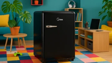 Bateria que dura: 3 Frigobares Retrô Midea para um dia inteiro