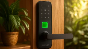 Autonomia top: 3 Fechaduras Eletrônicas Digitais Biométricas com Carregamento Rápido