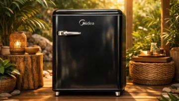Frigobar Retrô, 95L, Preto, 110V, Midea: 3 Modelos Compactos para Qualquer Bolso