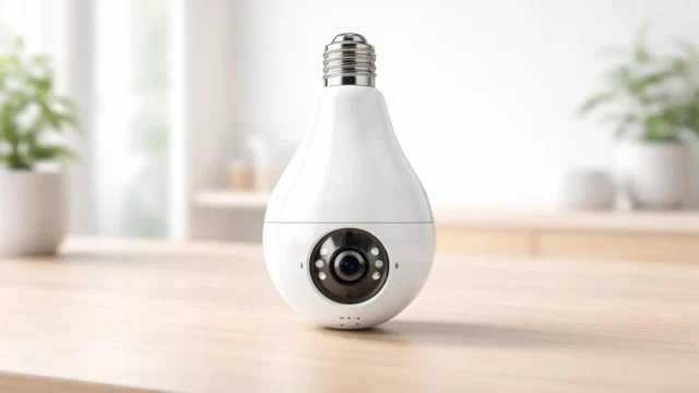6 Câmeras Lâmpada Wi-Fi: Segurança com Desconto na Amazon