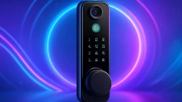 3 Fechaduras Eletrônico Digital Biométrica Com Câmera Wifi, Controle do App Tuya com atualização Android garantida