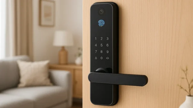 Fechadura Eletrônico Digital Biométrica Com Câmera Wifi, Controle do App Tuya barato e confiável para todos os bolsos