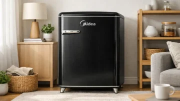 Frigobar Retrô, 95L, Preto, 110V, Midea: 3 modelos ideais para qualquer bolso