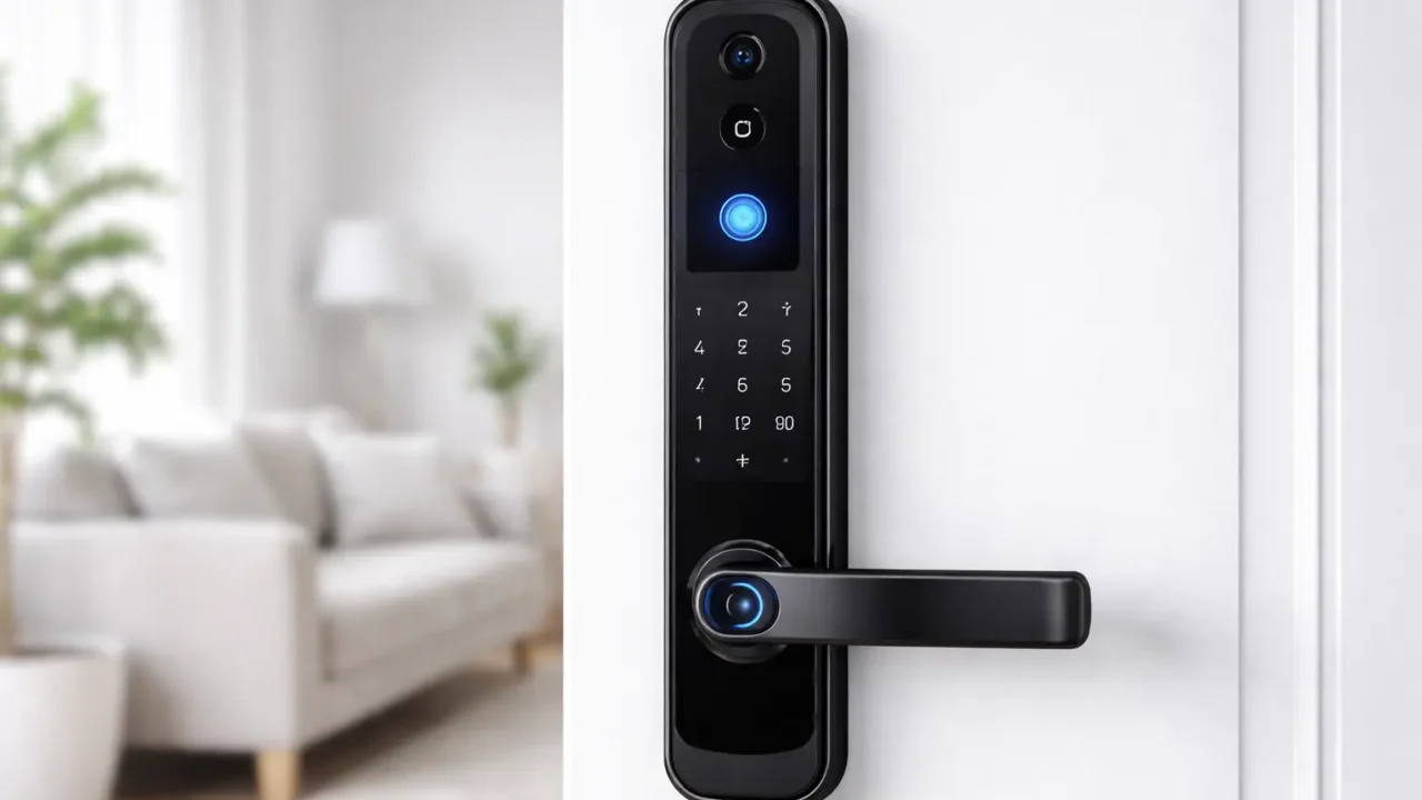 Fechadura Eletrônico Digital Biométrica Com Câmera Wifi, Controle do App Tuya barato e confiável para todos os bolsos