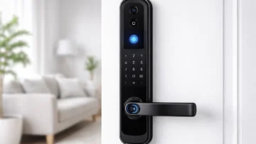 Fechadura Eletrônico Digital Biométrica Com Câmera Wifi, Controle do App Tuya barato e confiável para todos os bolsos