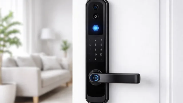 Fechadura Eletrônico Digital Biométrica Com Câmera Wifi, Controle do App Tuya barato e confiável para todos os bolsos