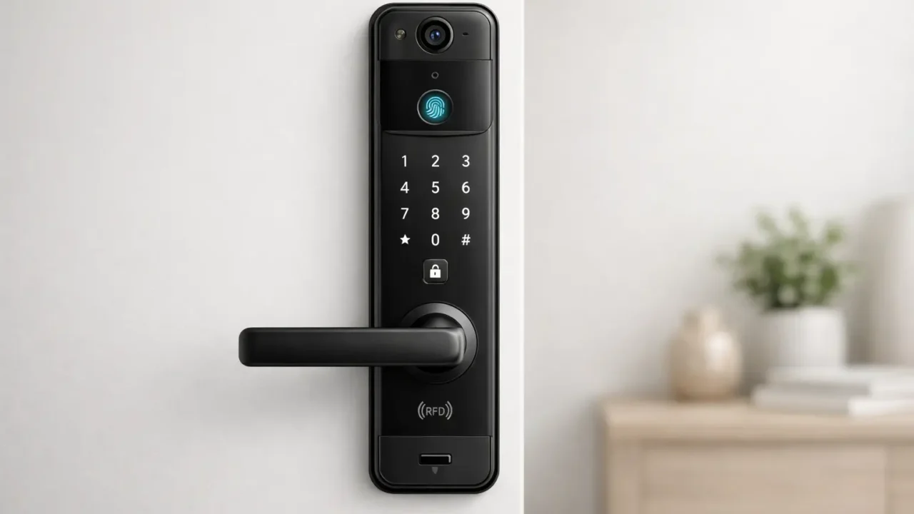 Bons e baratos: 3 Fechadura Eletrônico Digital Biométrica Com Câmera Wifi, Controle do App Tuya para comprar sem medo