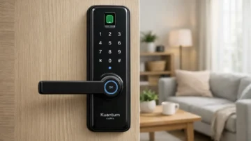 Descontos de até 35%: 3 Fechaduras Eletronicas Kuanttum em oferta especial