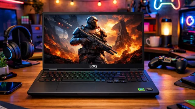 Melhor Notebook Gamer Lenovo LOQ E Core i5-12450HX, 8GB, 512GB SSD, RTX 3050