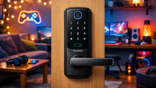 Melhor Fechadura Eletrônica Digital Biométrica Kuanttum Kappa custo‑benefício