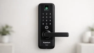 Autonomia top: 3 Fechaduras Eletrônicas Digitais com carregamento rápido