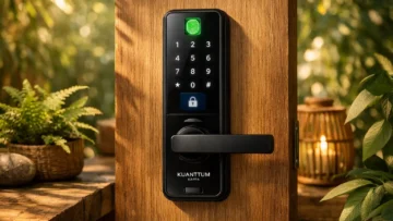 Design premium: 3 Fechaduras Digitais Biométricas Kuanttum por preço justo