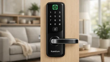 Custo‑benefício: 3 Fechaduras Eletrônicas Kuanttum até R$ 1.000