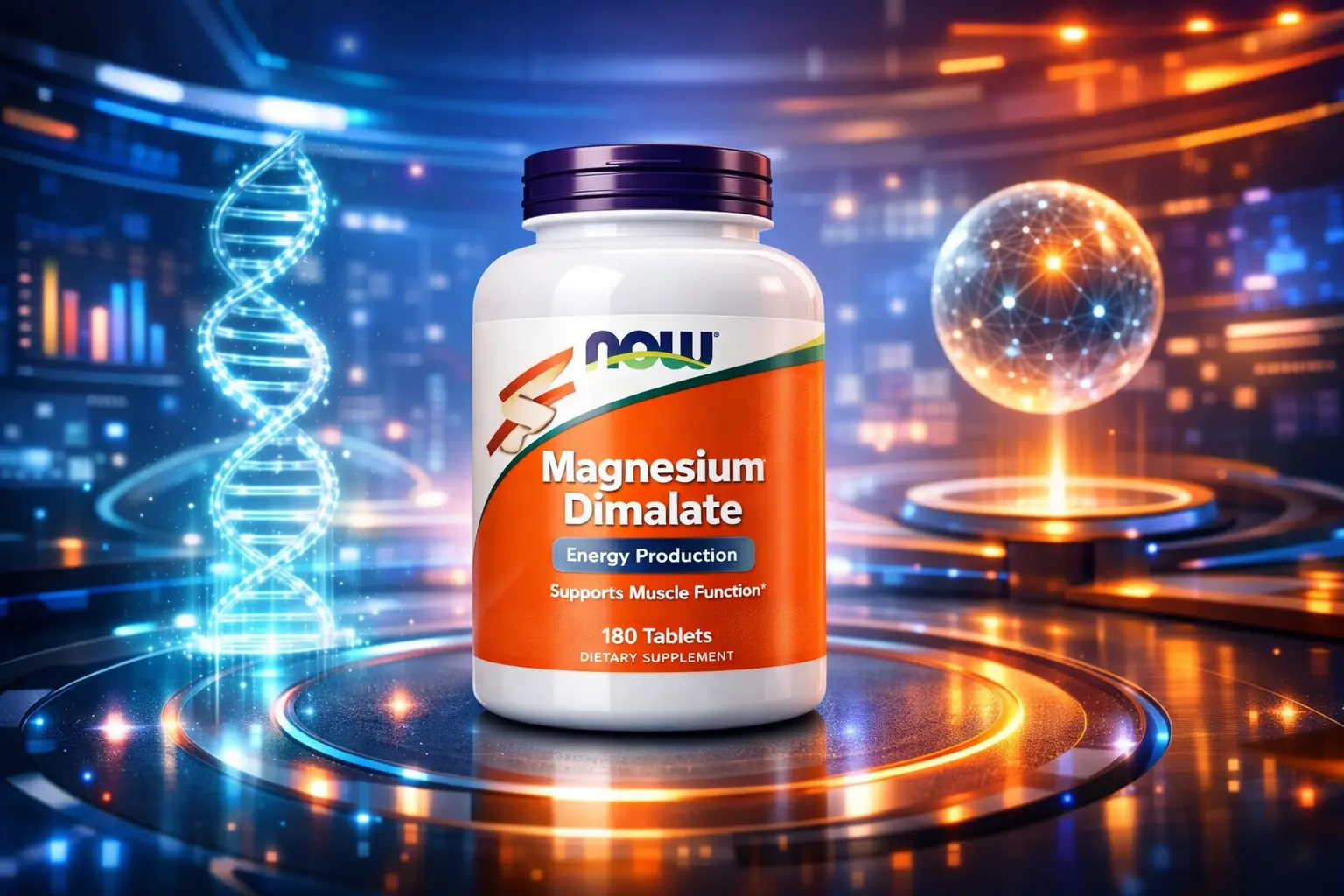 Magnésio Dimalato Now Foods barato e confiável para qualquer bolso